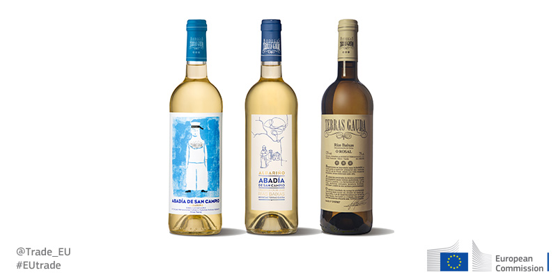 Bottles of wine
